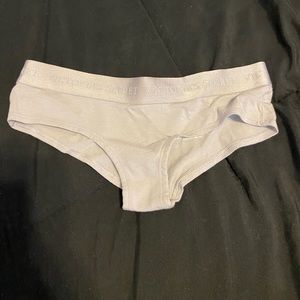 NWOT Victoria’s Secret Grey Logo Cheeky